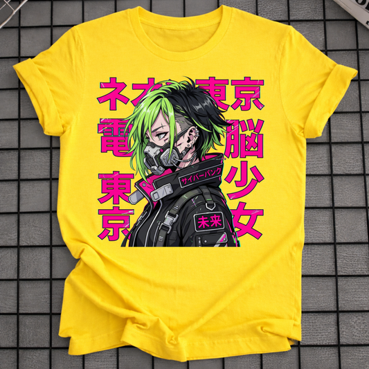 CYBERPUNK TOKYO GIRL T-SHIRT