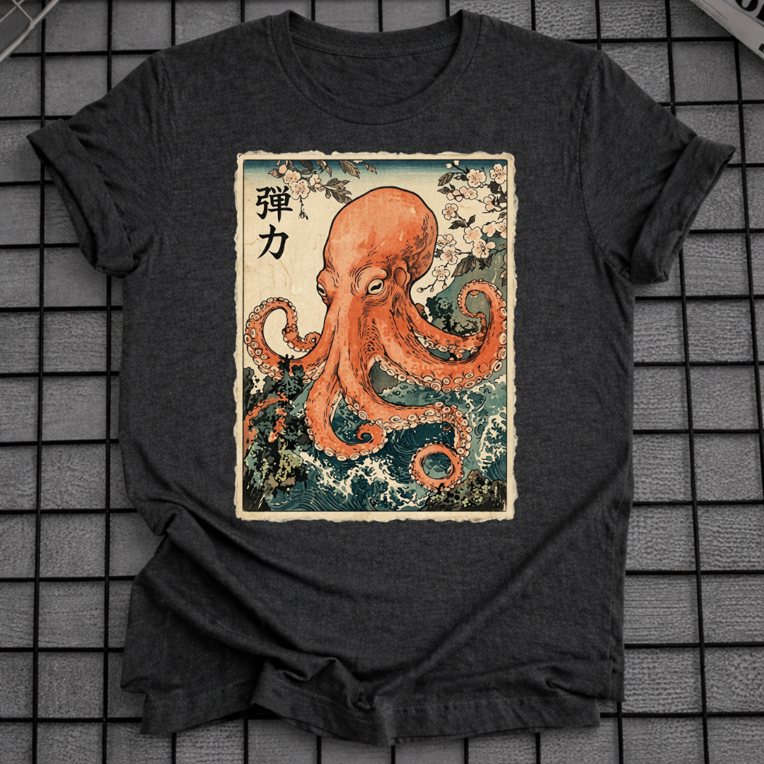 KANJI MEERESTIER-T-SHIRT