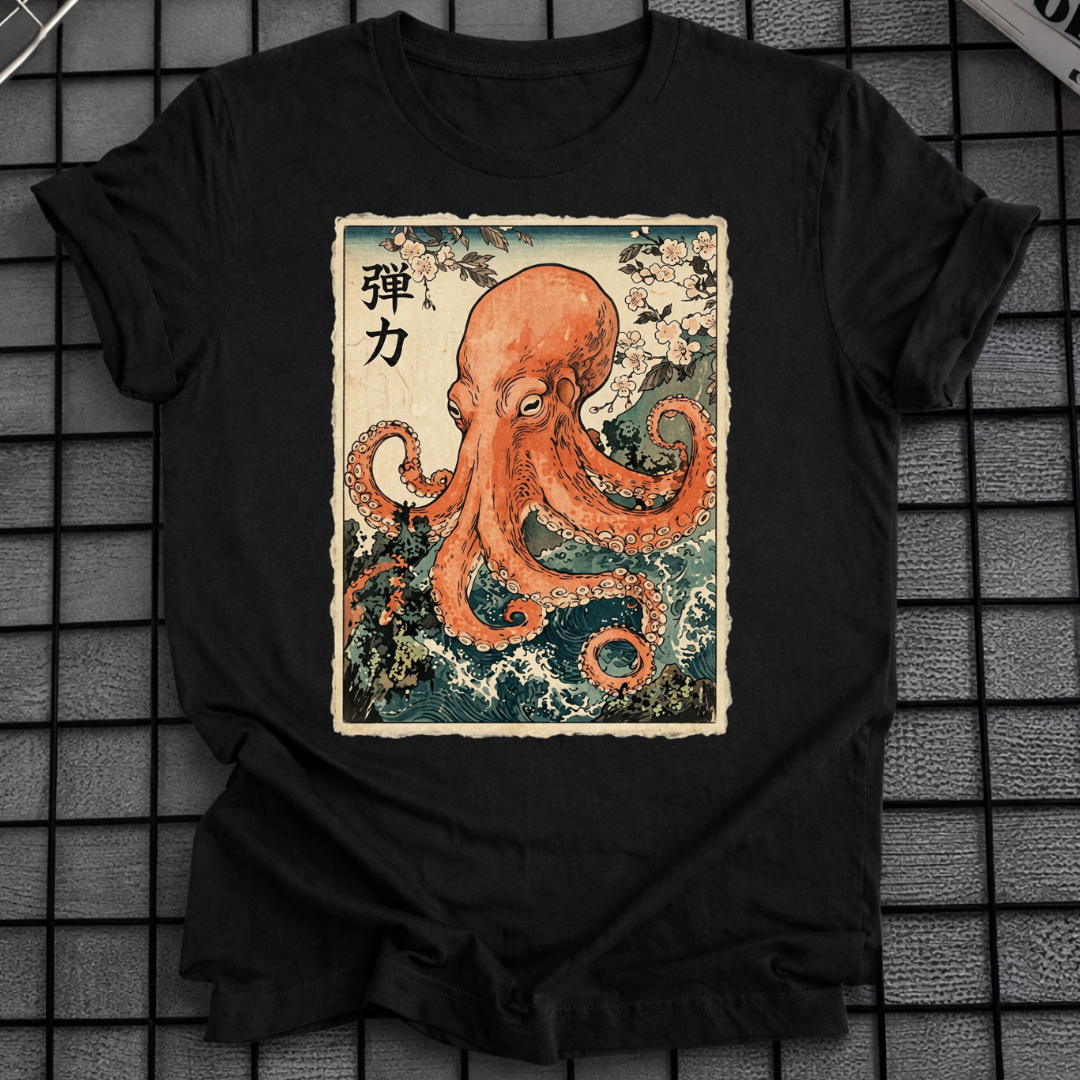 KANJI MEERESTIER-T-SHIRT