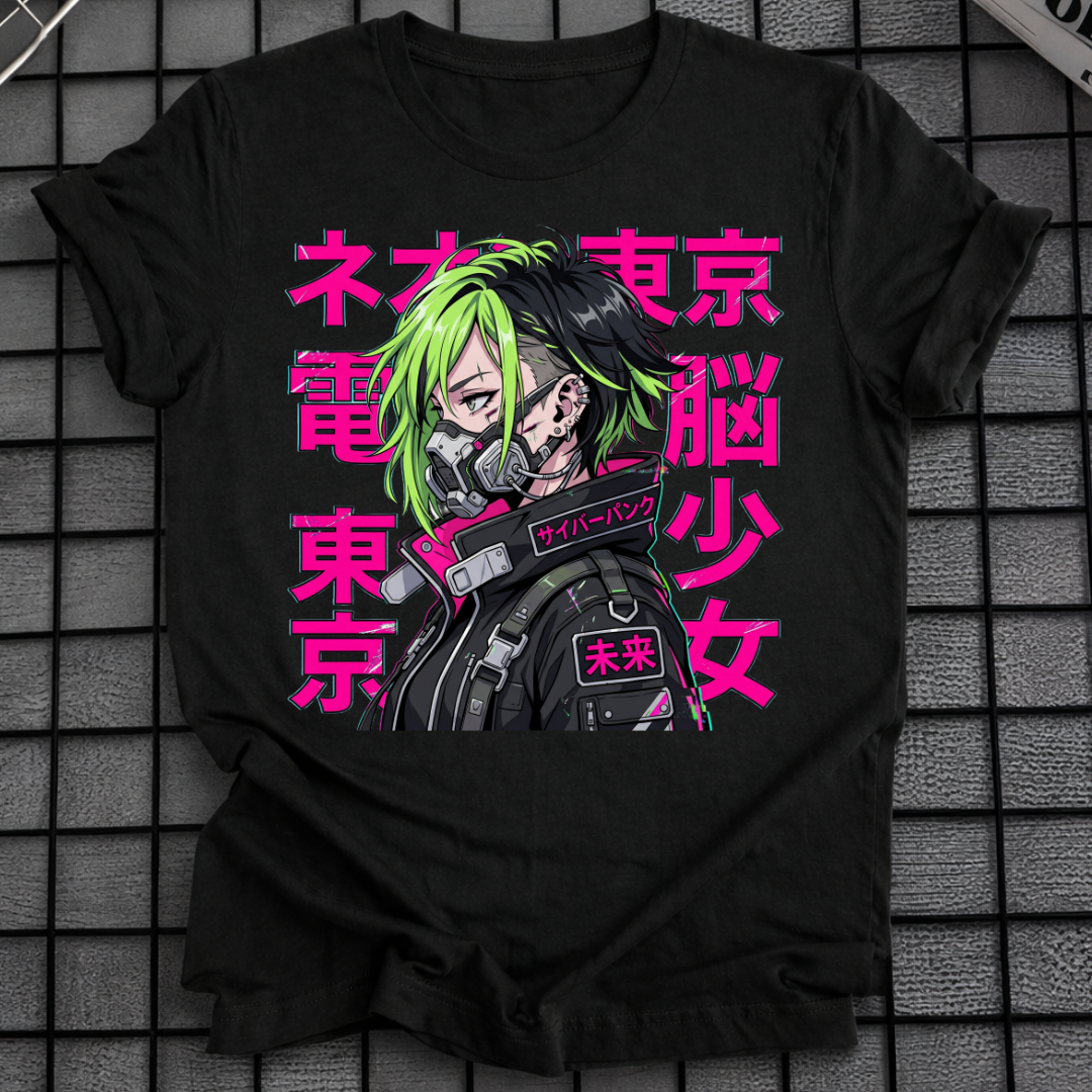 CYBERPUNK TOKYO GIRL T-SHIRT