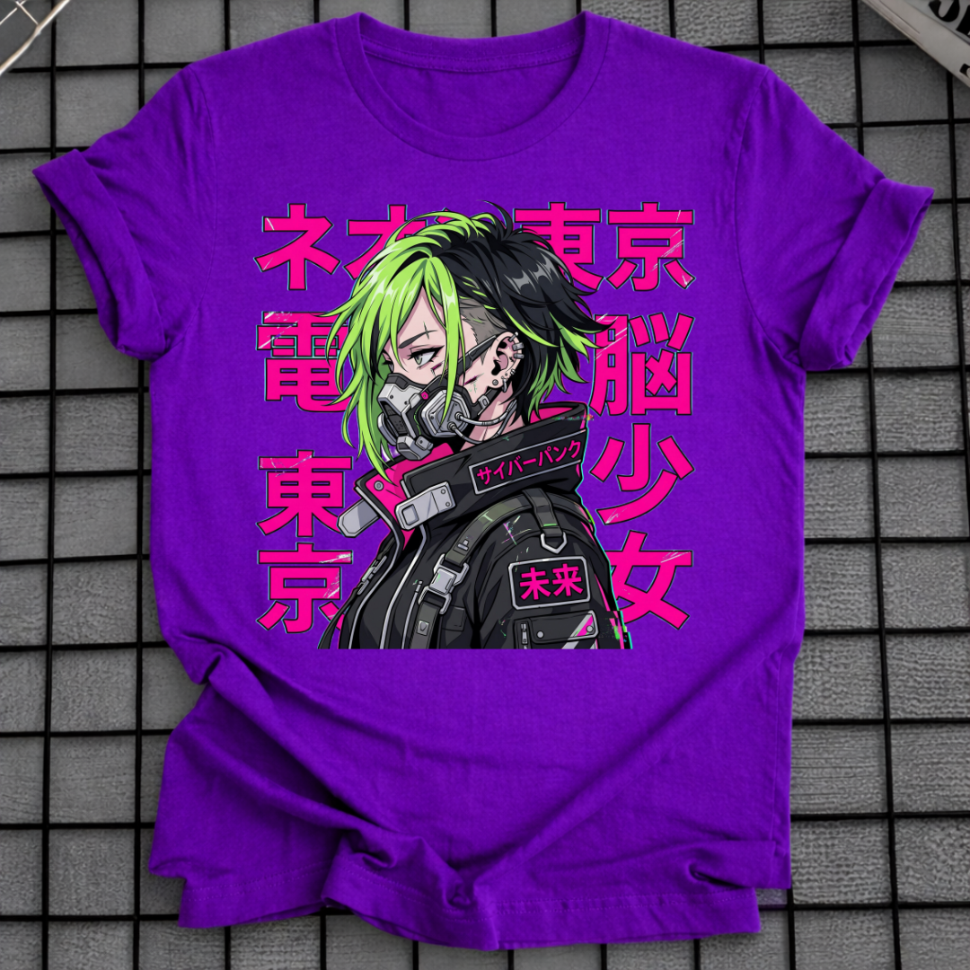 CYBERPUNK TOKYO GIRL T-SHIRT