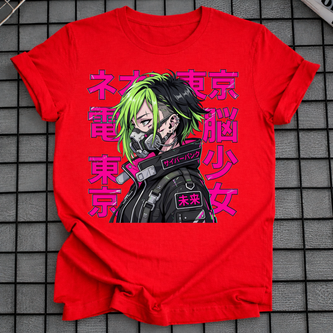 CYBERPUNK TOKYO GIRL T-SHIRT