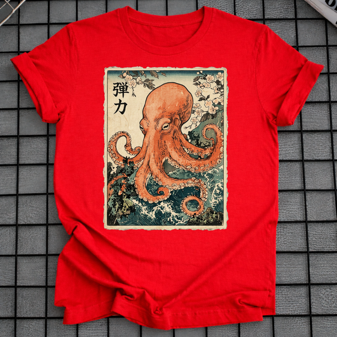 KANJI MEERESTIER-T-SHIRT