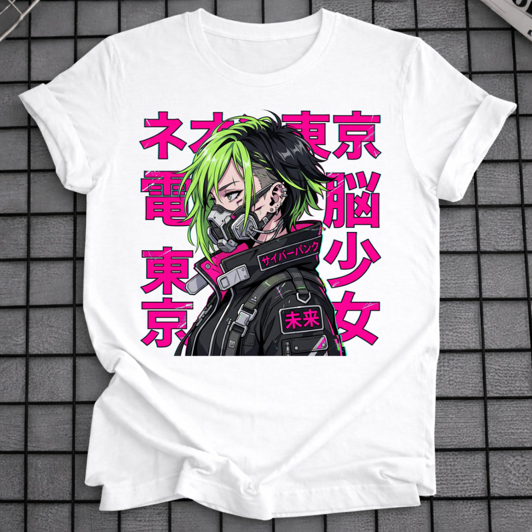 CYBERPUNK TOKYO GIRL T-SHIRT