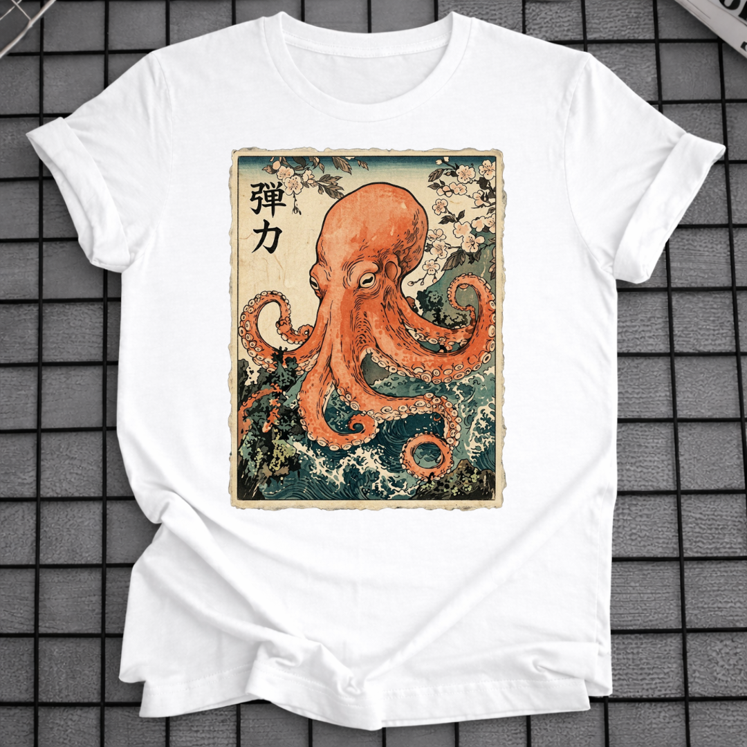 KANJI MEERESTIER-T-SHIRT