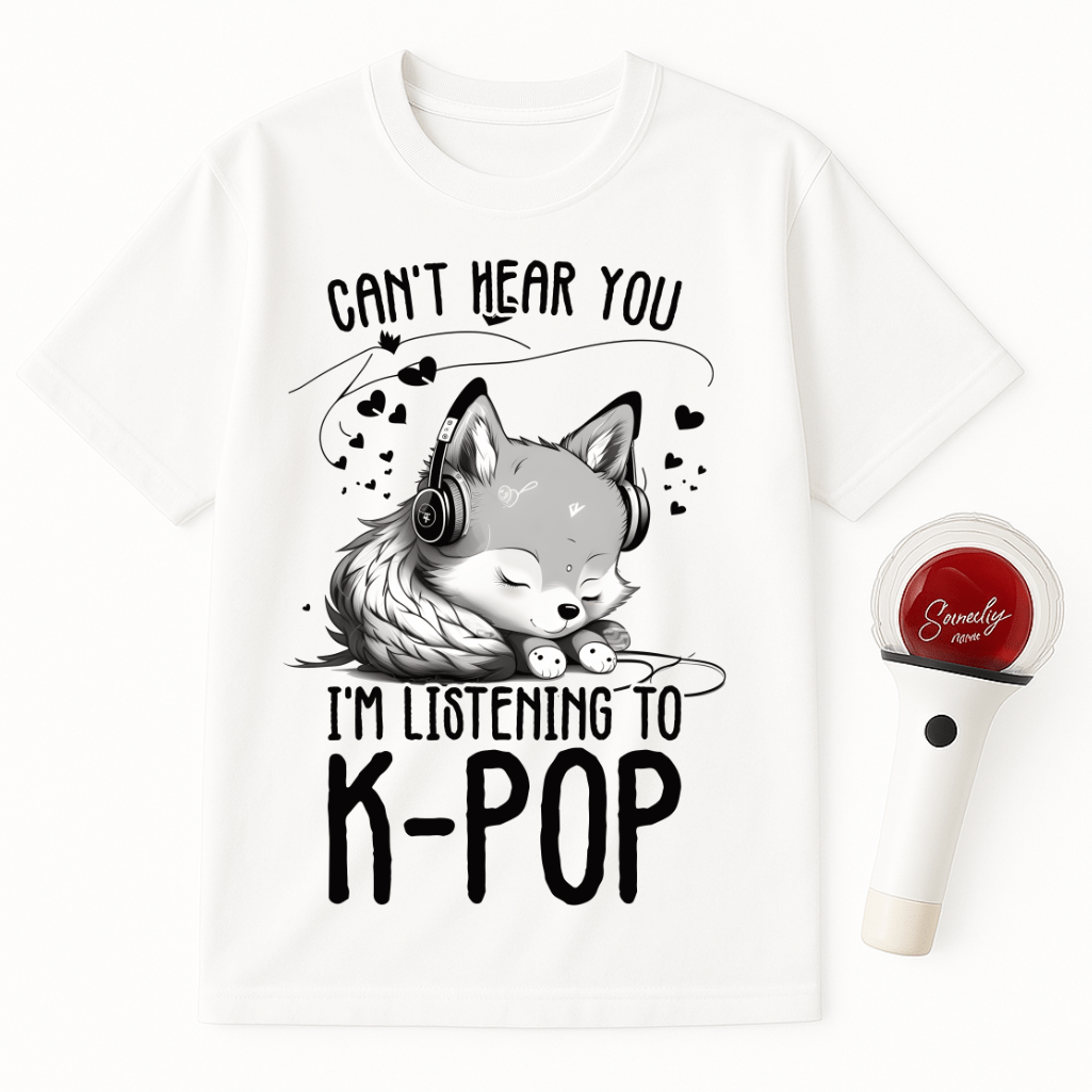 CAN'T HEAR YOU I'M LISTENING TO K-POP UNISEX T-SHIRT