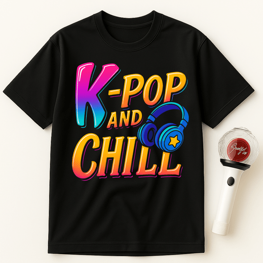 K-POP AND CHILL UNISEX T-SHIRT
