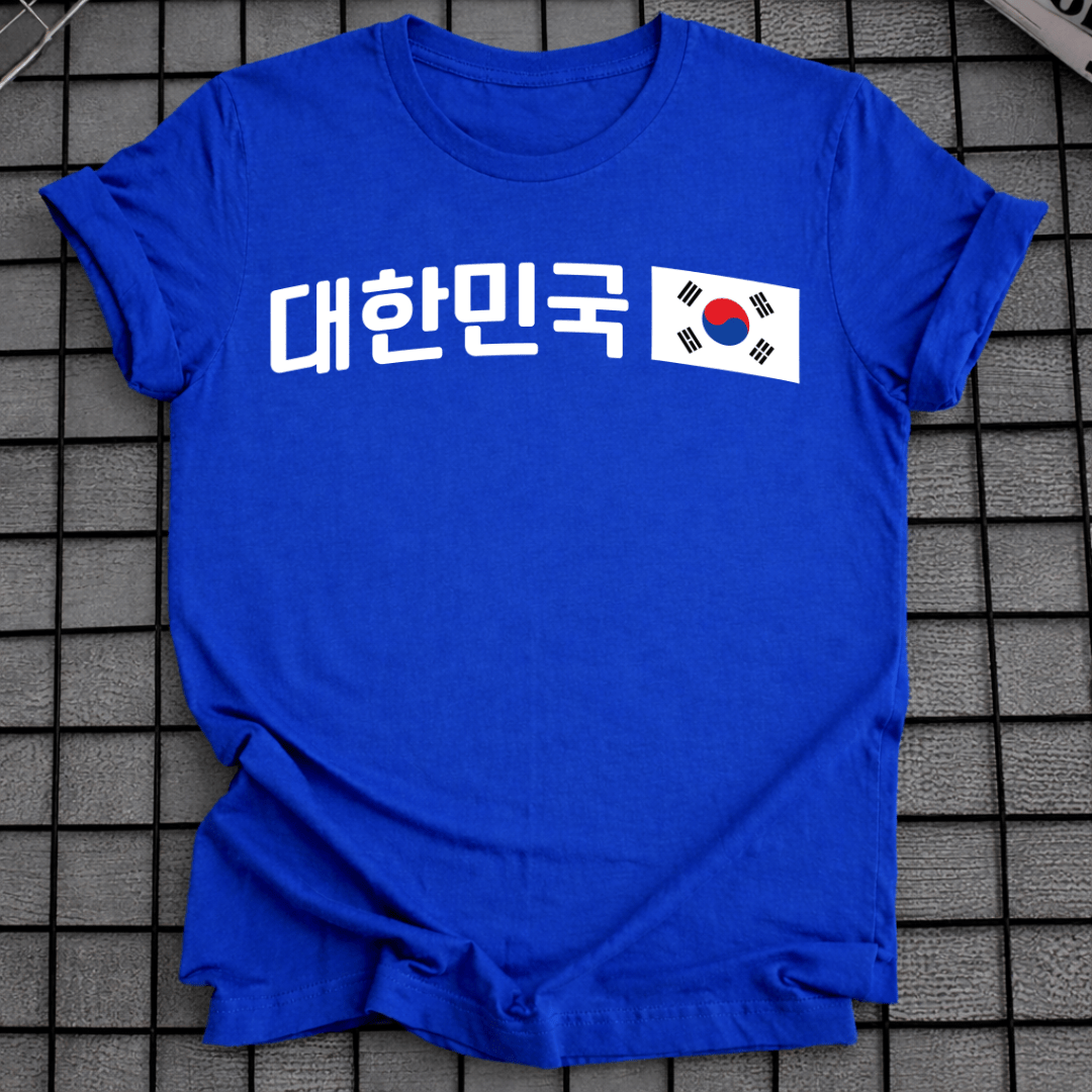 SÜDKOREA FLAGGEN-T-SHIRT