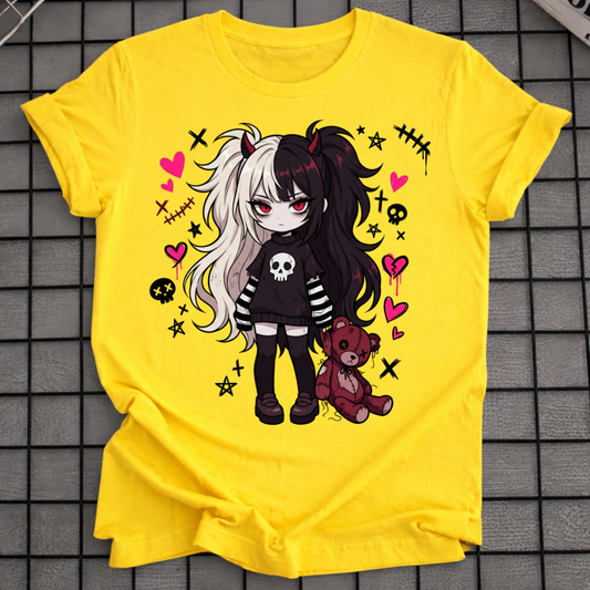 GOTHIC KAWAII GIRL T-SHIRT