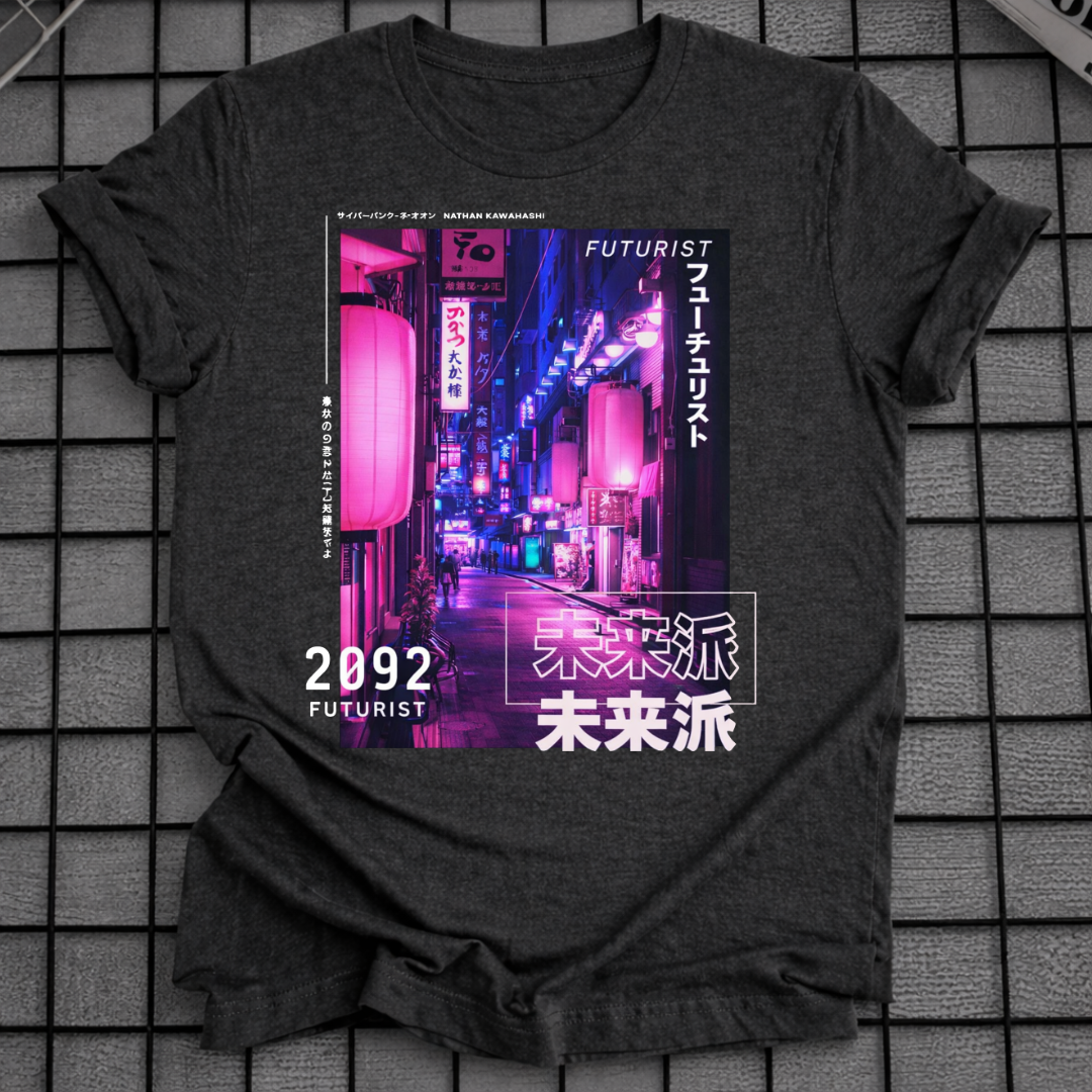 JAPANISCHES CYBERPUNK-ÄSTHETIK-T-SHIRT