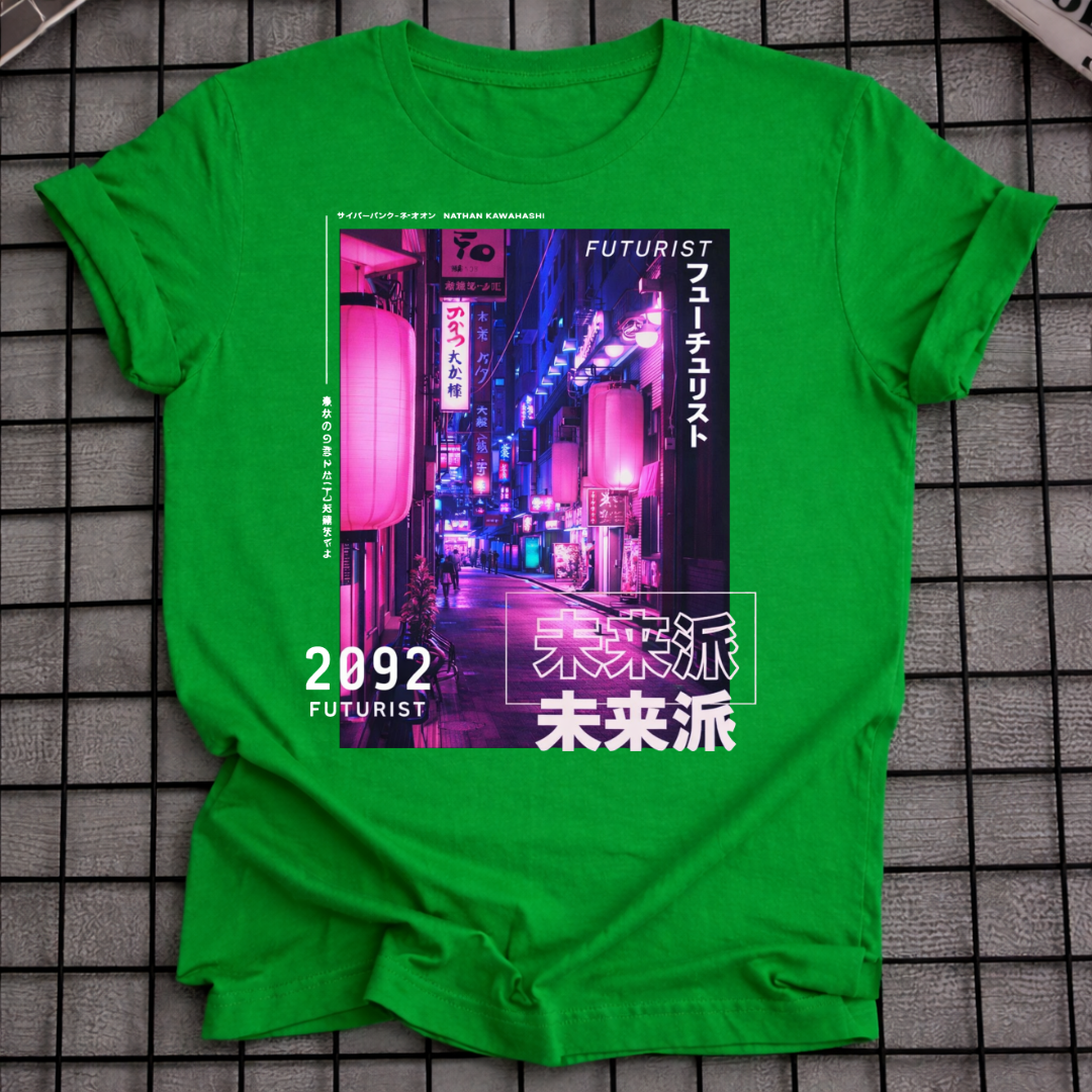 JAPANISCHES CYBERPUNK-ÄSTHETIK-T-SHIRT