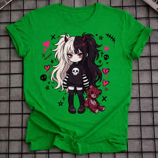 GOTHIC KAWAII GIRL T-SHIRT