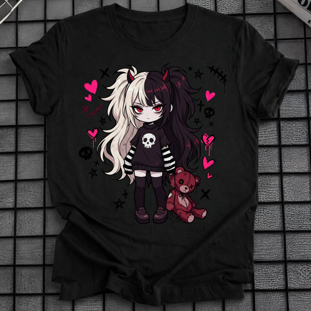 GOTHIC KAWAII GIRL T-SHIRT