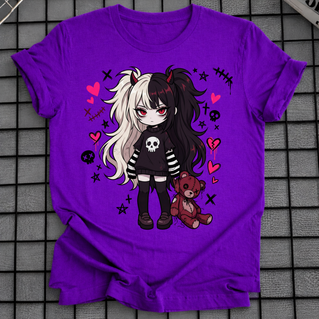 GOTHIC KAWAII GIRL T-SHIRT