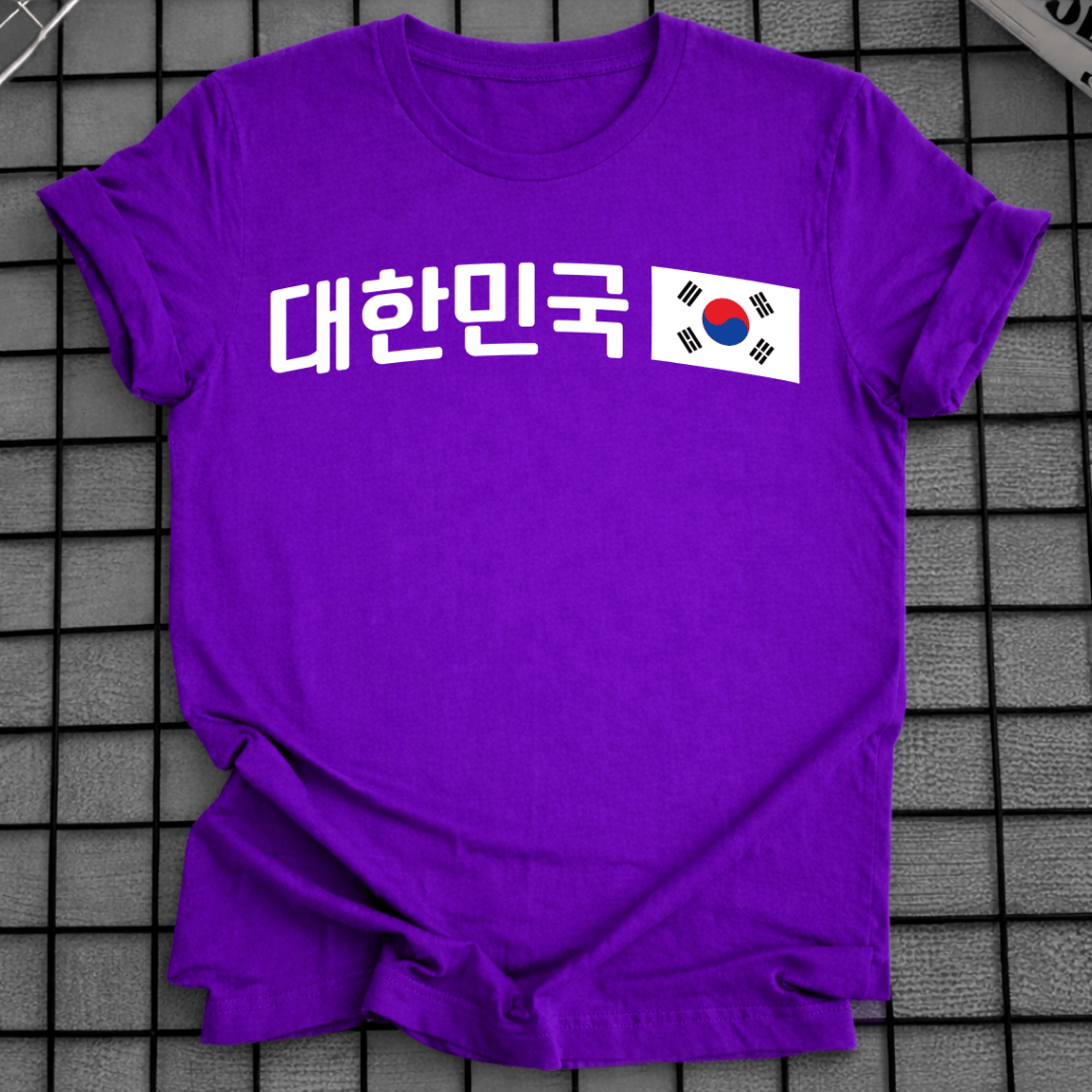 SÜDKOREA FLAGGEN-T-SHIRT