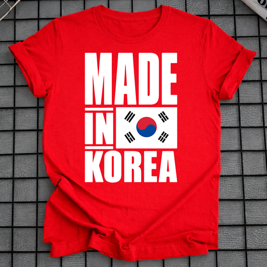 KOREANISCHE FLAGGEN-T-SHIRT