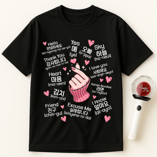KOREAN PHRASES KPOP UNISEX T-SHIRT