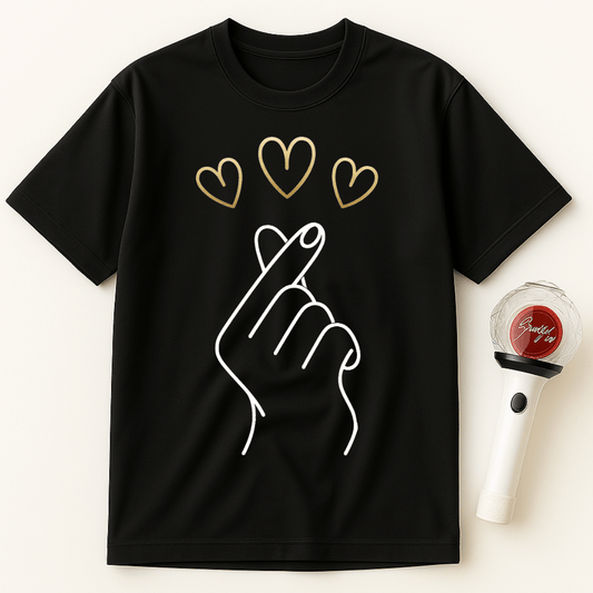 FINGER HEART UNISEX T-SHIRT