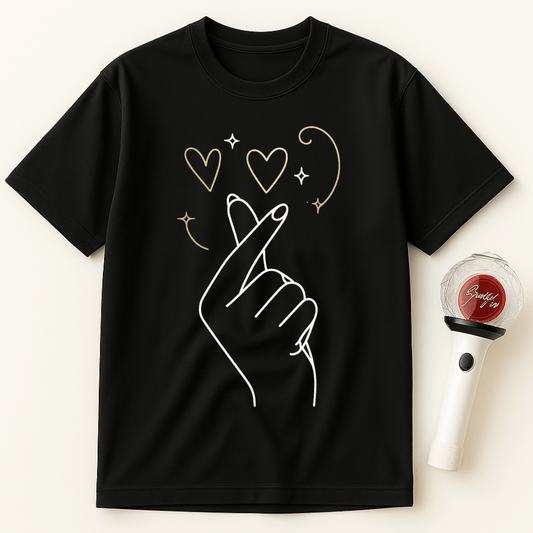 ELEGANT FINGER HEART UNISEX T-SHIRT