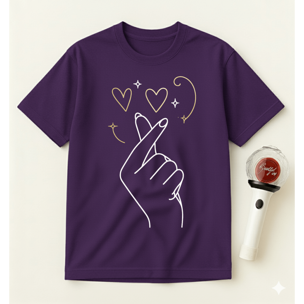 CLASSIC K-POP HEART T-SHIRT