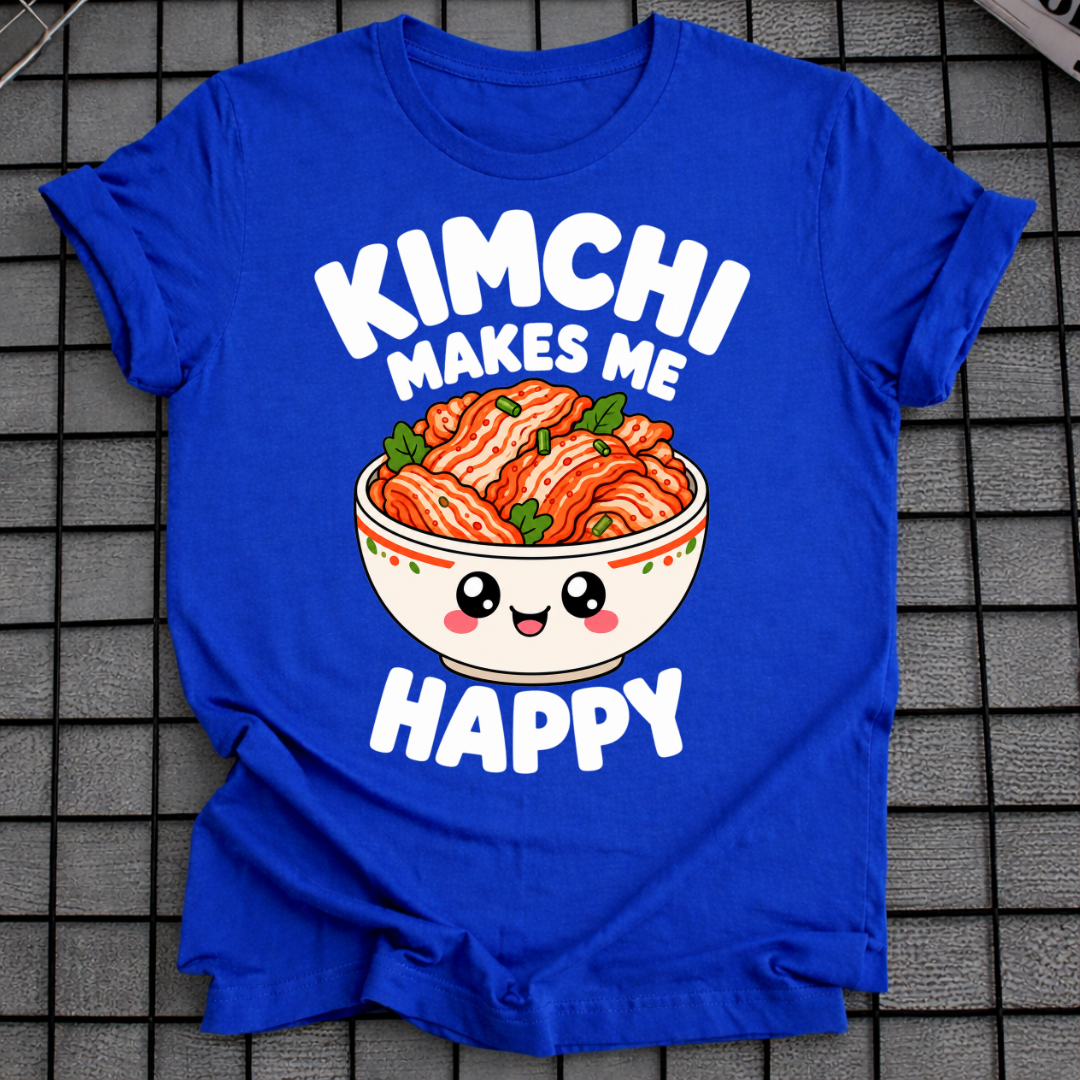 KIMCHI MAKES ME HAPPY T-SHIRT