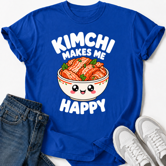 KIMCHI MAKES ME HAPPY T-SHIRT