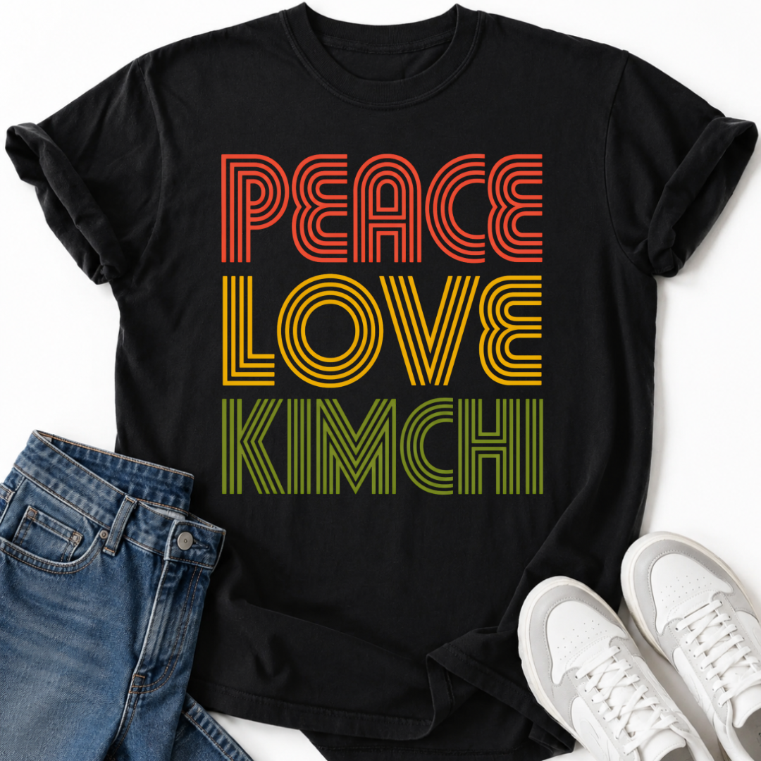 PEACE LOVE KIMCHI T-SHIRT