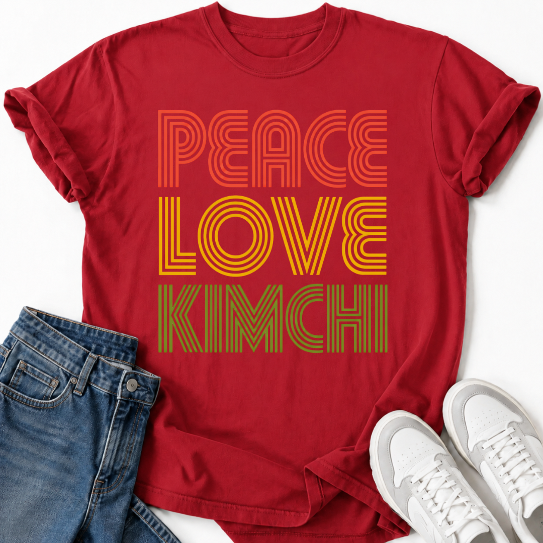 PEACE LOVE KIMCHI T-SHIRT