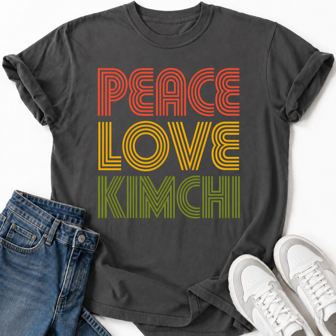 PEACE LOVE KIMCHI T-SHIRT