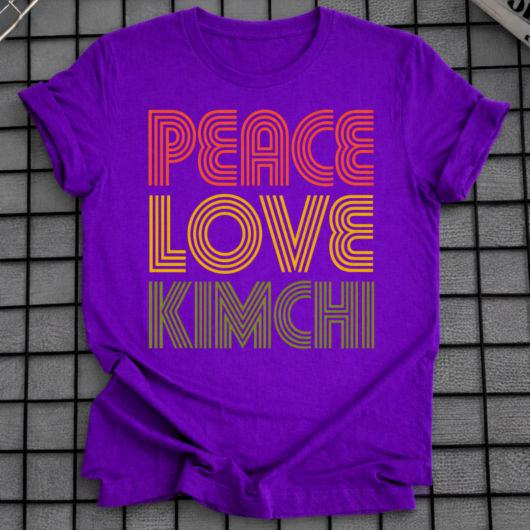 PEACE LOVE KIMCHI T-SHIRT