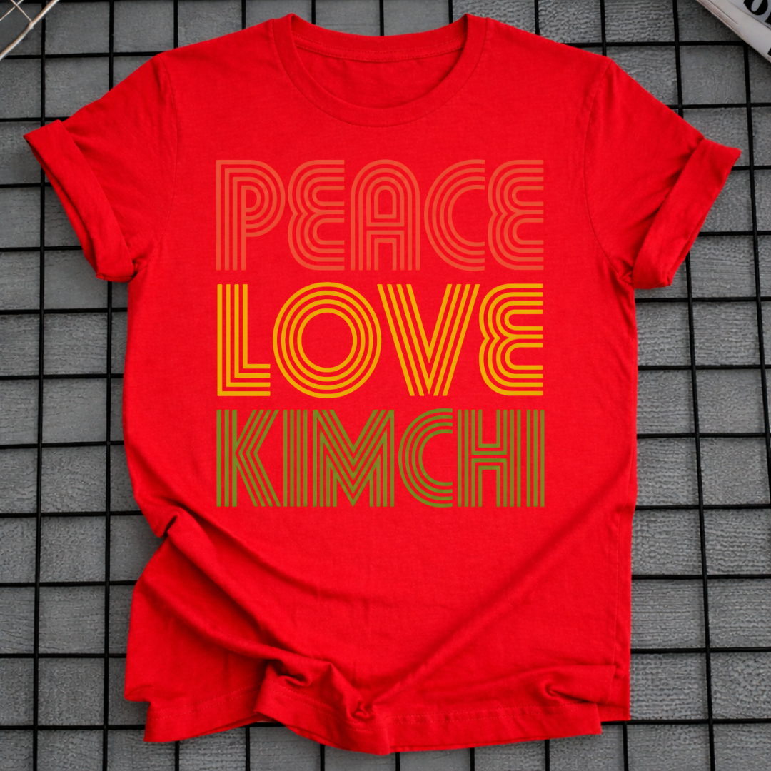 PEACE LOVE KIMCHI T-SHIRT
