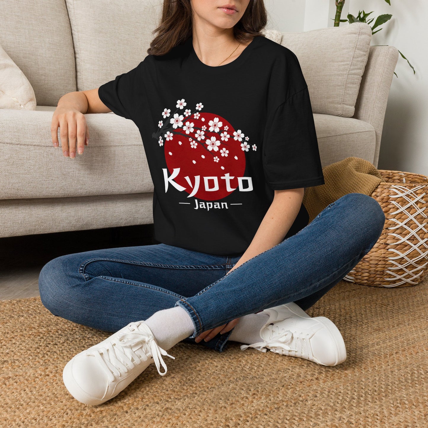 Kyoto Cherry Blossom T-Shirt — Japan Sakura Graphic Tee