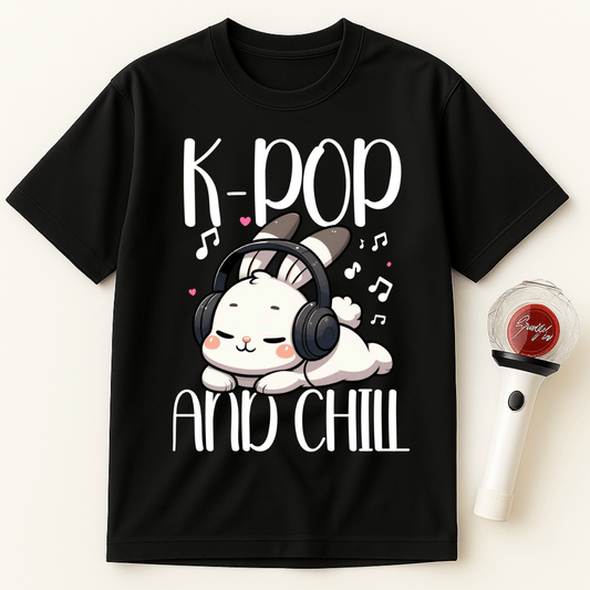 K-POP AND CHILL UNISEX T-SHIRT