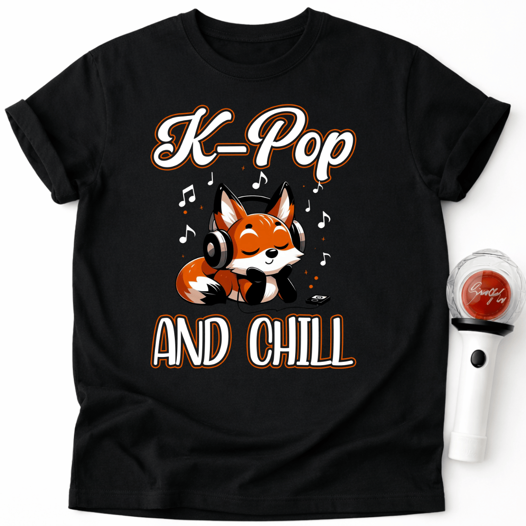 K-POP AND CHILL FOX T-SHIRT