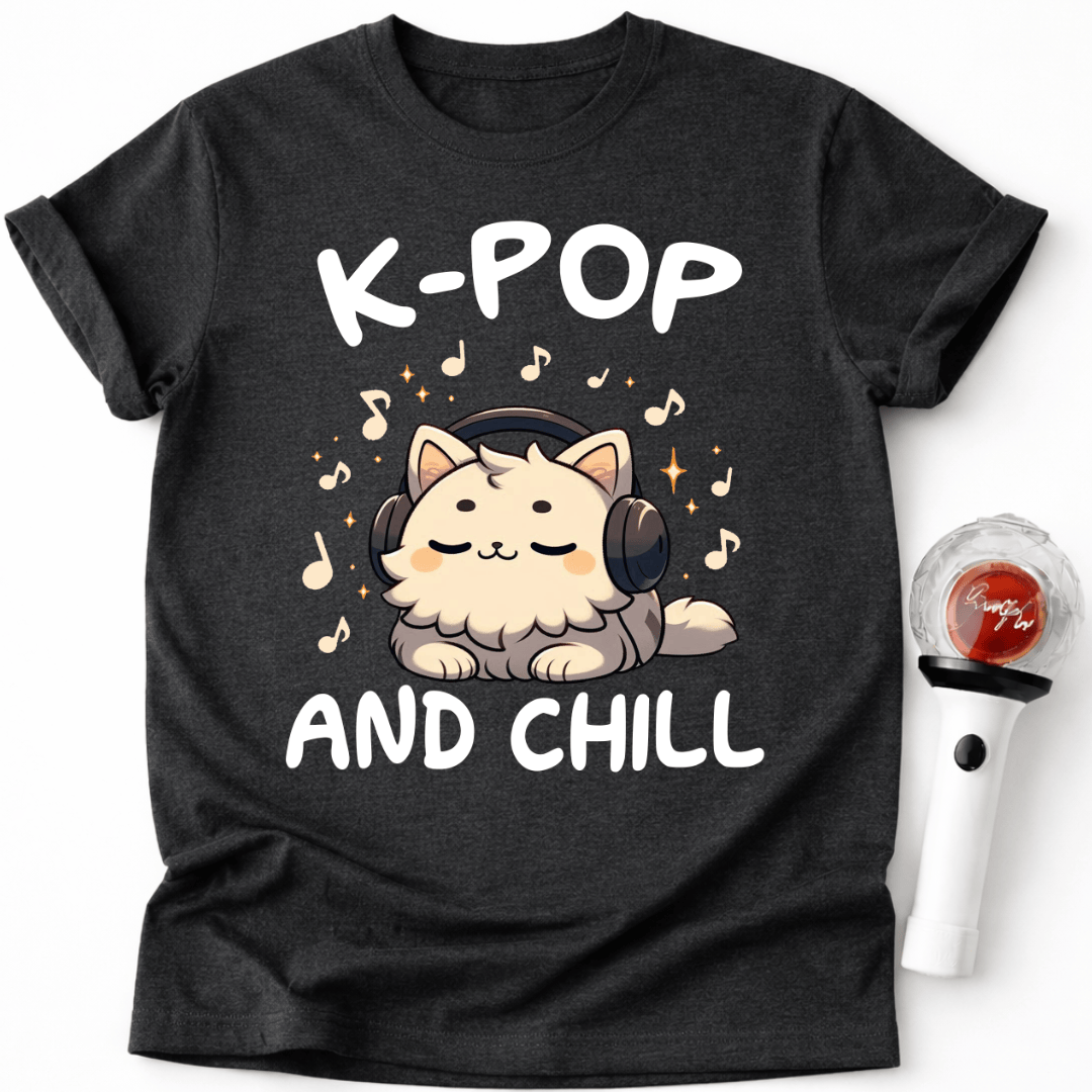 K-POP AND CHILL KATZEN T-SHIRT