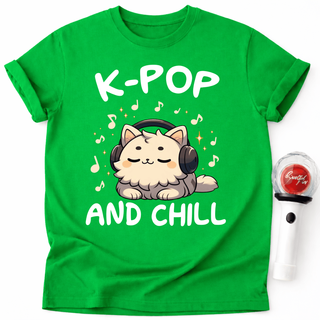 K-POP AND CHILL KATZEN T-SHIRT