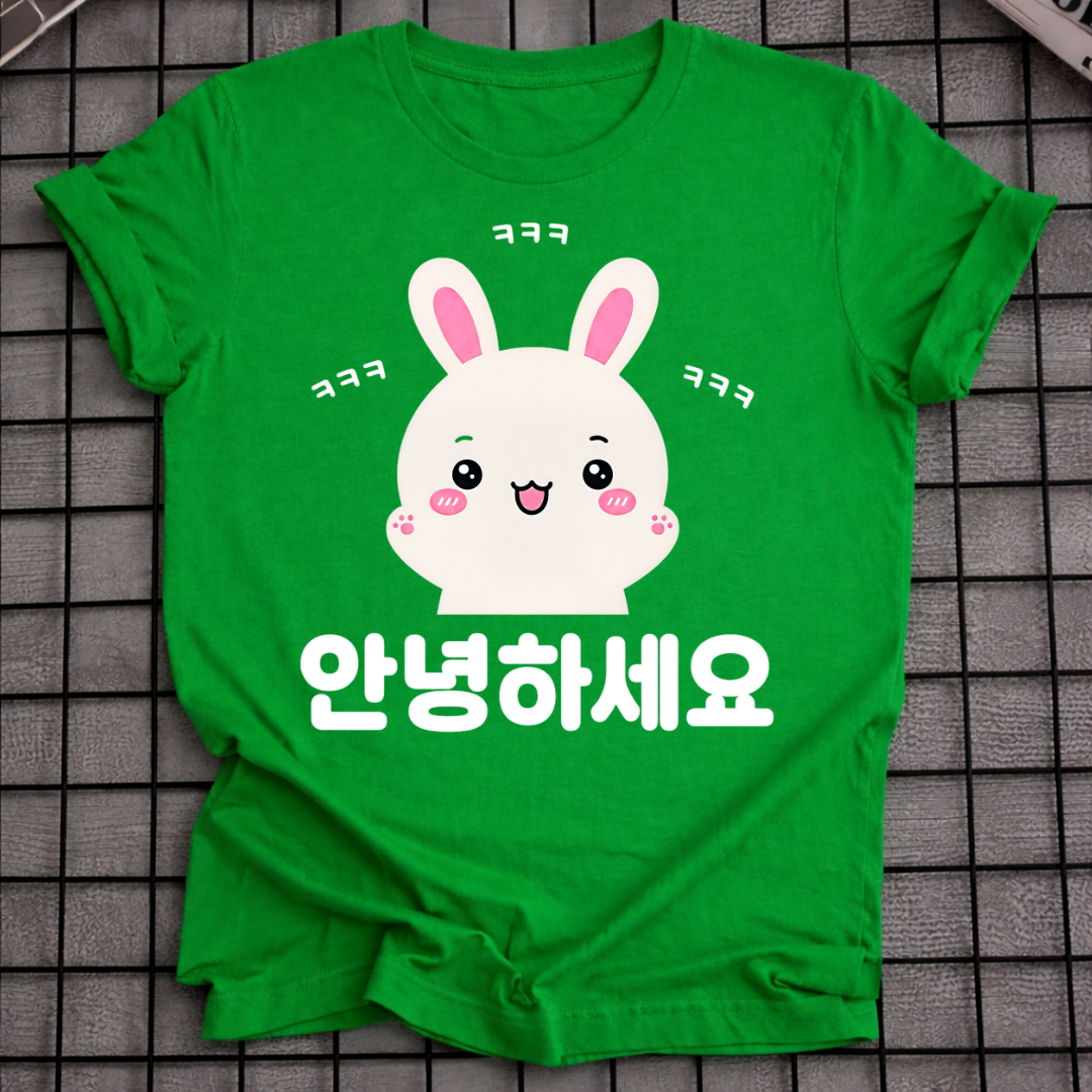 HELLO LAUGHING T-SHIRT