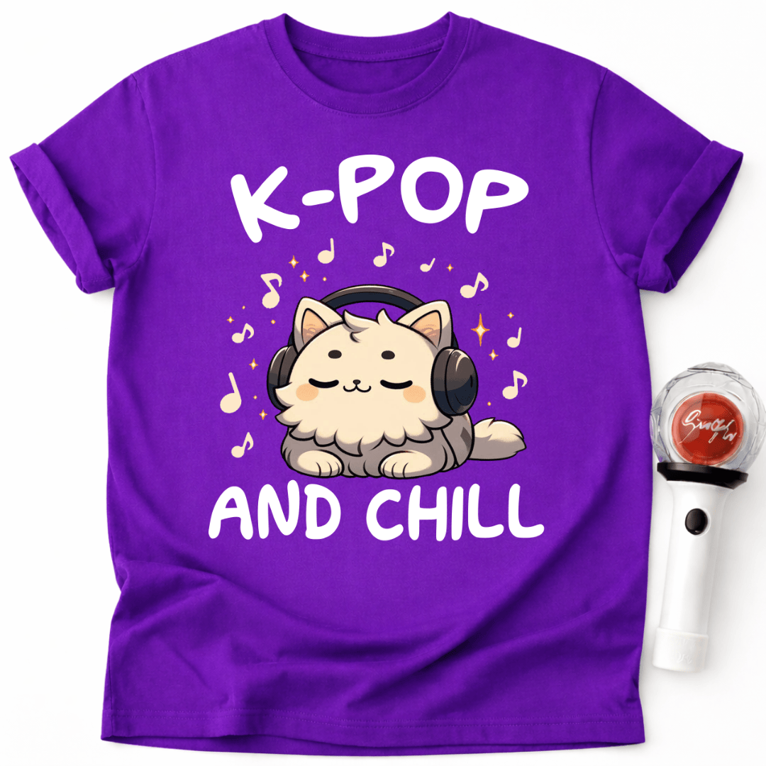 K-POP AND CHILL KATZEN T-SHIRT