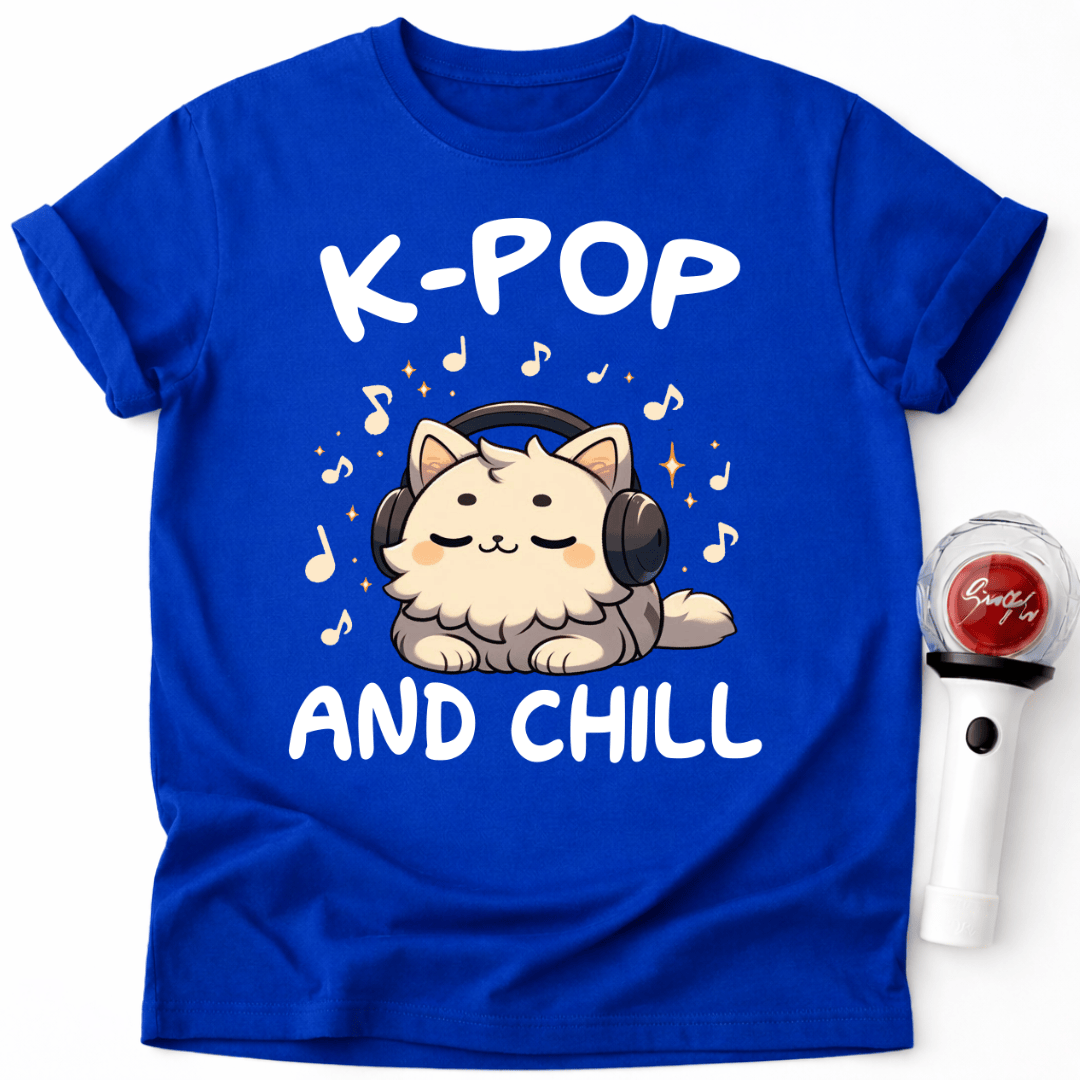 K-POP AND CHILL KATZEN T-SHIRT