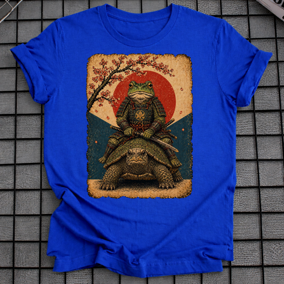 JAPANISCHES SAMURAI-FROSCH-T-SHIRT