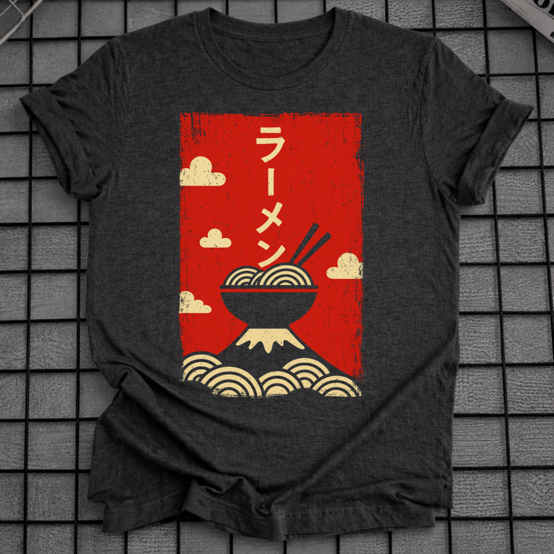 T-SHIRT JAPANISCHE NUDELSCHALE