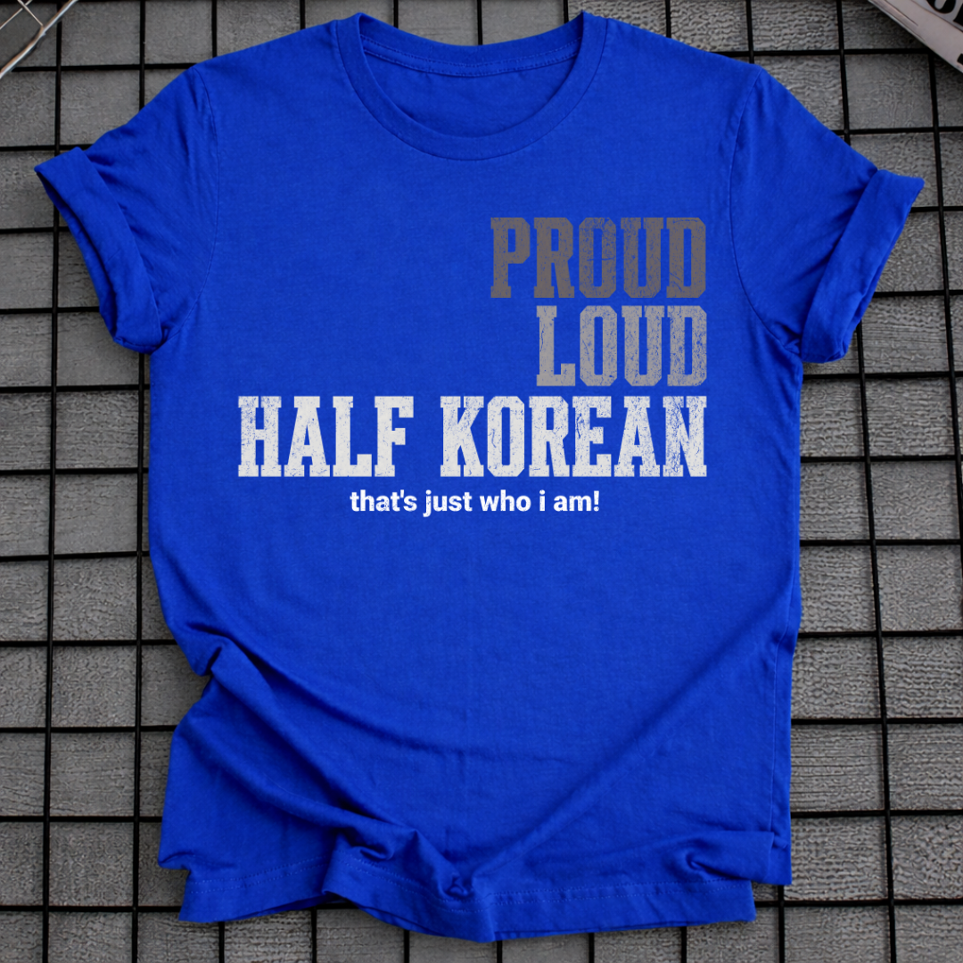 PROUD LOUD HALF KOREAN T-SHIRT