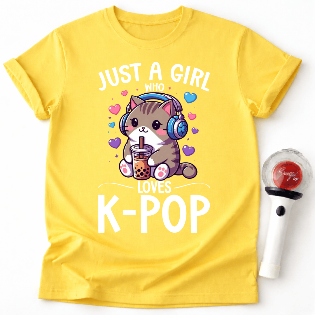 K-POP KATZEN BOBA TEE T-SHIRT
