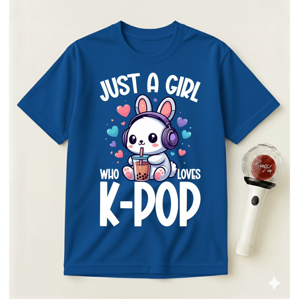JUST A GIRL WHO LOVES K-POP T-SHIRT