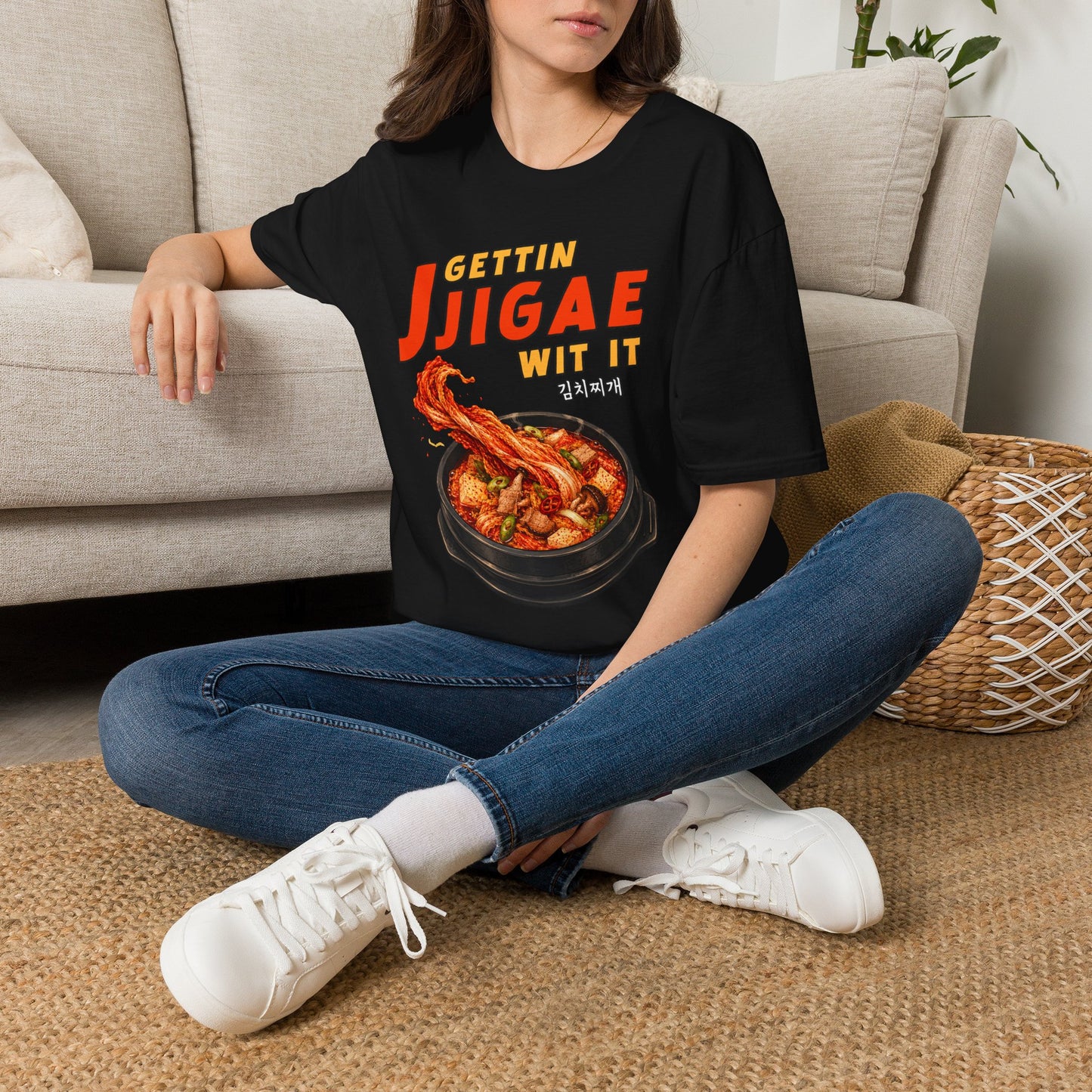 Gettin Jjigae Wit It T-Shirt — Korean Stew Graphic Tee