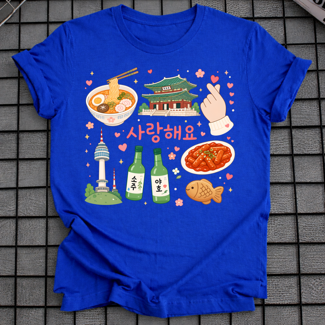 KOREAN LANDMARKS T-SHIRT