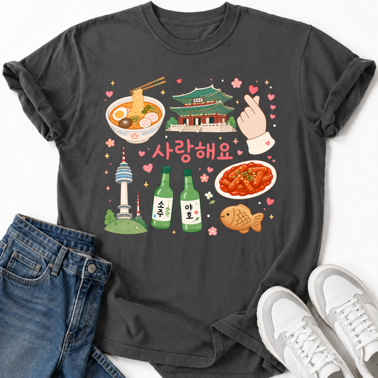 KOREAN LANDMARKS T-SHIRT