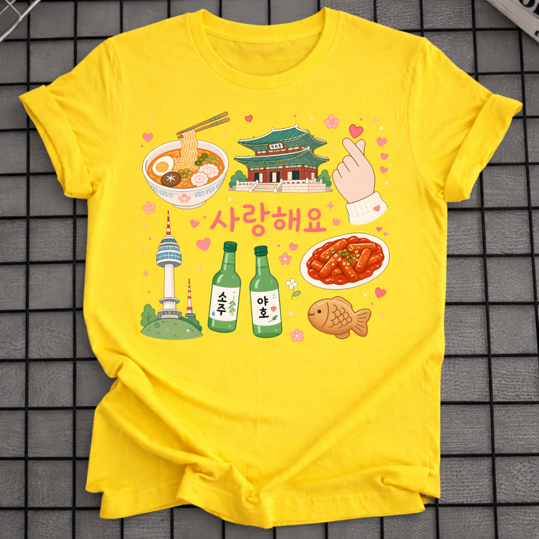 KOREAN LANDMARKS T-SHIRT
