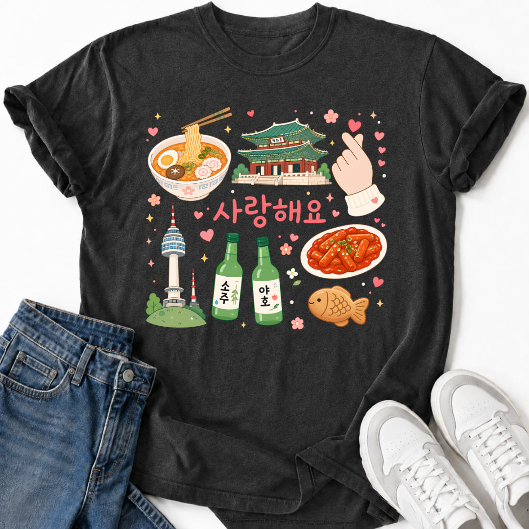 KOREAN LANDMARKS T-SHIRT