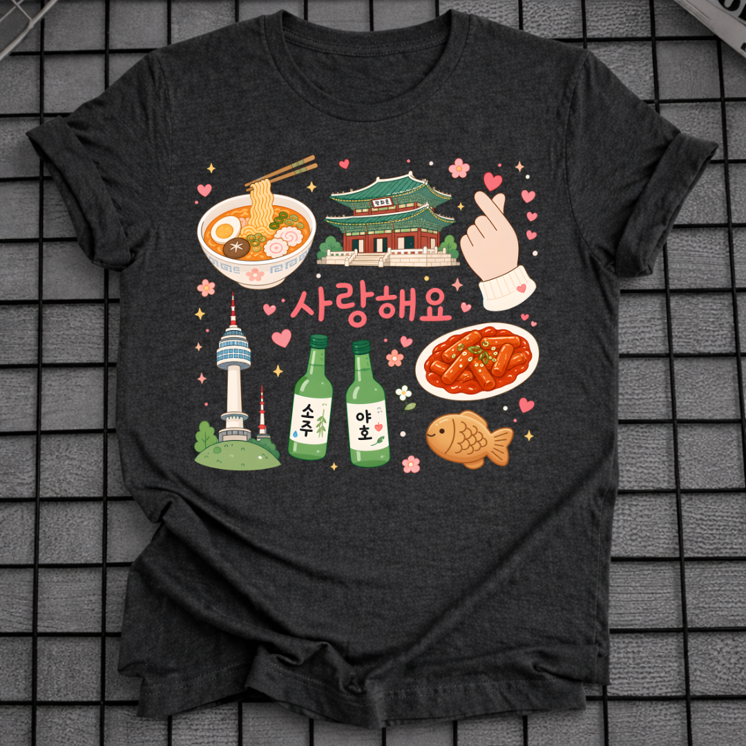 KOREAN LANDMARKS T-SHIRT